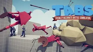 300 Spartans Vs Romans Defend The Castle | Totally Accurate Battle Simulator - TABS