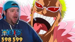 Doflamingo Dominance?! | One Piece REACTION | Episode 598 & 599