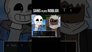 SANS meets an NPC (Roblox Blox Fruits)