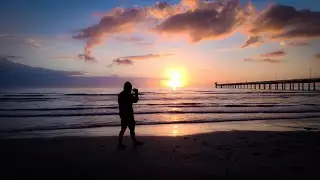 I Got a New Lens! Lets Go To The Beach! | Corpus Christi Beach Sunrise and Astrophotography