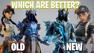 Comparing Fortnite Battle Pass Skins VS Their Reskins!