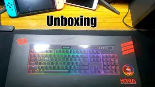 Redragon K618 Horus Wireless Low Profile Mechanical Keyboard - Unboxing