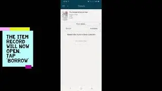 How to use the mobile Spydus app.