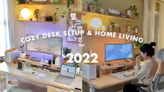 My FAVORITE Desk Setup, Tech, and Home Living Products for 2022 | Cozy Living