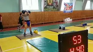 Гиревой спорт. Толчок 12кг: 105 до 48кг