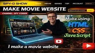 I Built a CRAZY Movie Website Using  HTML · CSS · JS | How to Build a Movie Website