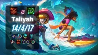 TALIYAH JUNGLE vs ZAC - EUW LoL Challenger Patch 14.5