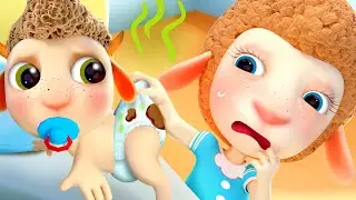 Dolly Helps Little Brother Tommy | Funny Adventures at Home | Funny Cartoon for Kids & Kids Songs