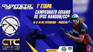 1 etapa do campeonato goiano de IPSC 2025,no clube parafal em Caldas Novas-GO