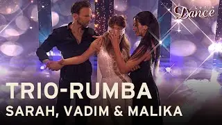 Die Trio-Dance-Rumba von Sarah, Vadim & Malika 🕺💃 | Show 10 | Let's Dance 2022