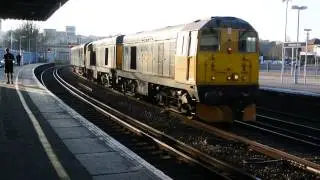 GBRf 20901 & 20902 Pass Maidstone East with 92028