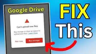 How to FIX Google Drive Storage Full Problem (100% Working)