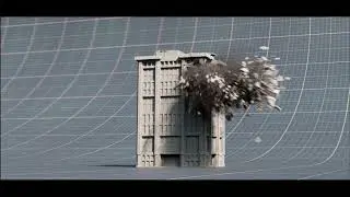Destruction building in houdini fx
