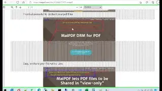 make pdf into a url link and prevent printing, screen grabbing