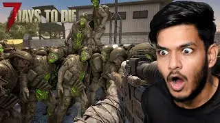Zombie Attack - US Military Base ▶ 7Days To Die Gameplay #31