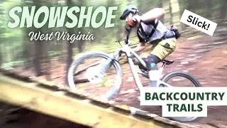 Snowshoe Backcountry Trails are SLICK!!!