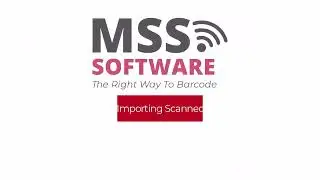 ATP - How to Import Scanned Data