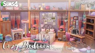 Cozy Bedroom | Sims 4 Speed Build | ASMR
