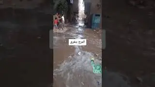 امطار في مصر تصل الي حد السيول