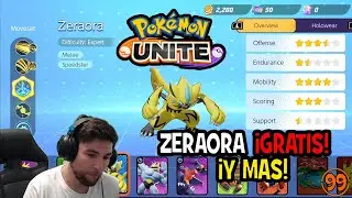 Pokémon Unite 🤾🏻‍♂️ Como consegui ZEAORA GRATIS 😱  y más Pokémons Gratis
