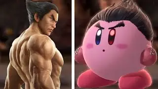 Super Smash Bros Ultimate - Kazuya Kirby (Tekken's Kazuya Mishima Copy Ability)