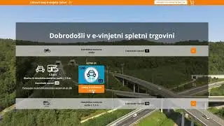 Postopek nakupa E vinjete