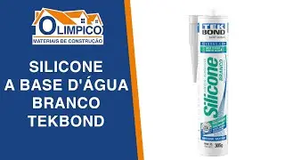 Silicone a Base D'Água Branco Tekbond - 🔶 Materiais de Construção Olimpico 🔷