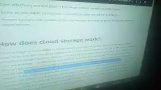How does cloud storage work