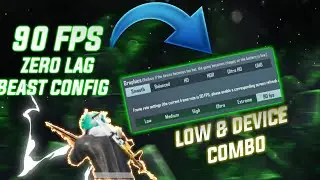 90 FPS ! Unlock BGMI 100% Working | Low & Device Best Config | No GFX & No Root | LAG FREE GAMEPLAY