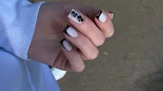 Чёрный френч это не мой маникюр