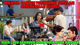 Wanita Cantik Terpanah Setelah Meremehkan Gembel, Mainkan lagu Agar Kahoon