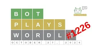Oct 27, 2024 - Bot plays Wordle #1226 - How to guess today's word? Answer, hints, solution