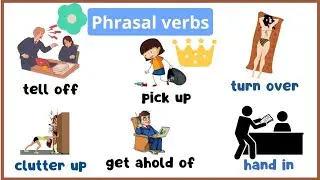 Learn Phrasal Verbs with meaning and sentences #phrasalverbs