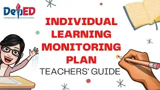 Individual Learning Monitoring Plan (Teachers' Guide)