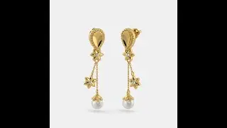 PEARL EARRINGS GOLD|EARRINGS|LATEST EARRINGS #pearl earrings,#goldbuttalu