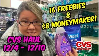 CVS HAUL (12/4 - 12/10) | 16 ITEMS FOR FREE & $8 MONEYMAKER!!!