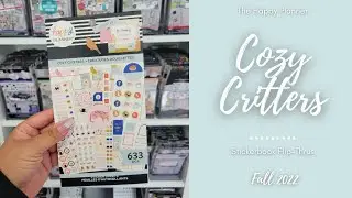 Cozy Critters | Sticker Book Flip-Thru | The Happy Planner | Fall 2022