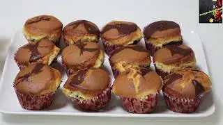 Yumuşacık Pofuduk  Pofuduk Pudingli Mozaik Muffin Tarifi