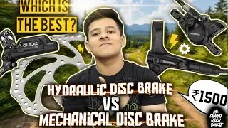 Hydraulic Disc Brake Vs Mechanical Disc Brake ? Hydraulic Disc Brakes In ₹2000 | Shimano Sram Tektro