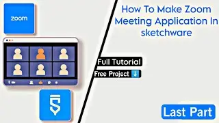 How to make zoom like application in sketchware | Sketchware Pro | #sketchware #appdevelopment