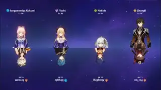 3.3 Spiral Abyss Floor 12 using Vape Hu tao Triple Pyro and Hyperbloom Kokomi