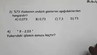 5.sınıf matematik 2.dönem 1.yazılı  @Bulbulogretmen 