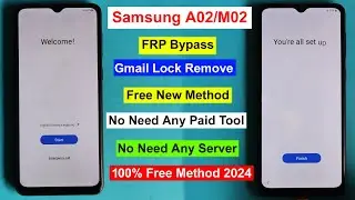 Finally New Method🔥 Samsung A02/M02 FRP Bypass/Unlock 2024 Android 13/12/11 | Google Account Remove