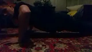 Отжимания 1 мин в низ 1 в верх