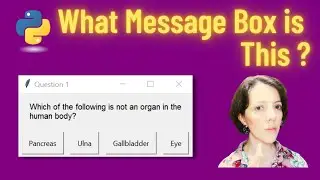 Create a Trivia in Python with boxes