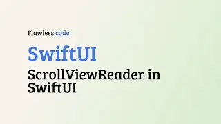 How to scroll to View in SwiftUI | ScrollViewReader SwiftUI | SwiftUI | Flawless Code