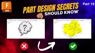 🖥️ Fusion 360 Tutorial: Create Your First 3D Model! 🎨