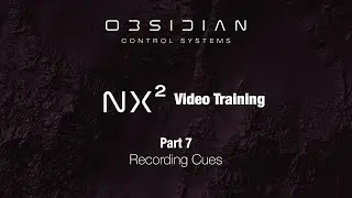 NX2™ Training - Part 7 (Recording Cues)