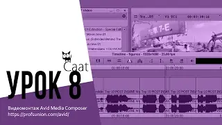 Caat / Урок 8. Работа с Timeline Avid Media Composer