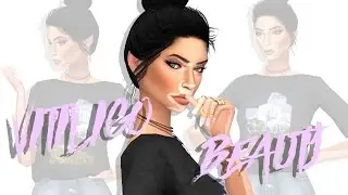 The Sims 4: CAS | Vitiligo Beauty | Aliyah Rivera